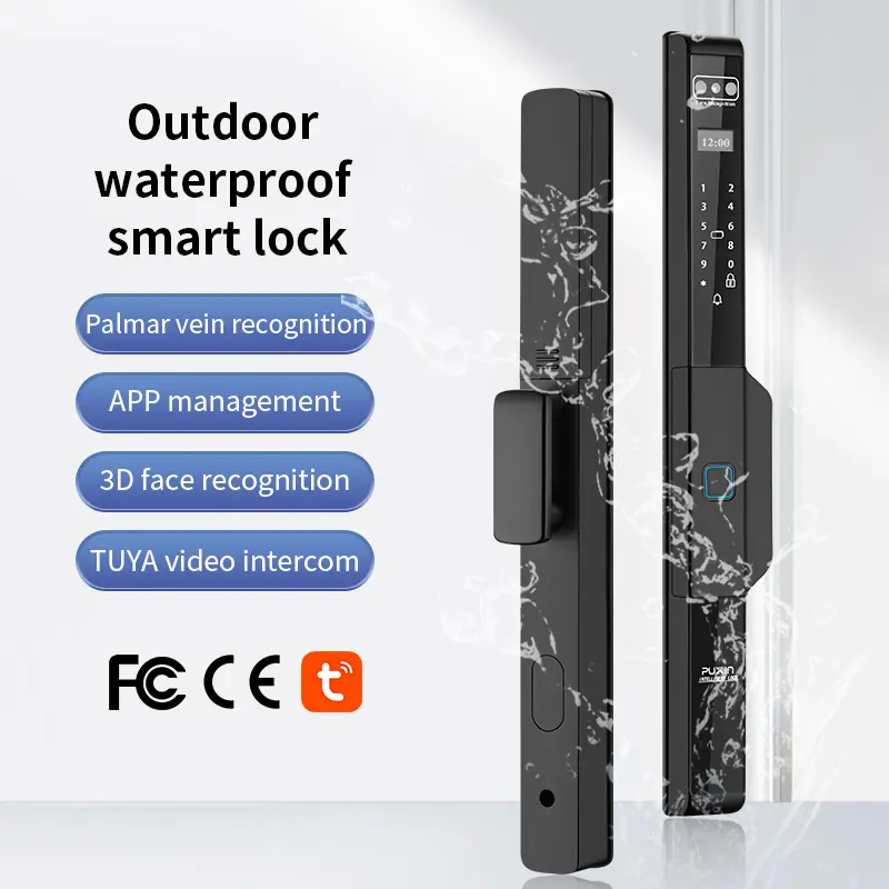 Nyckellöst dörrlås i aluminium